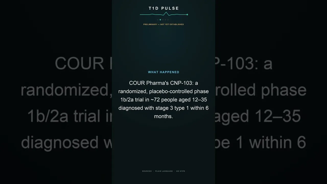 Video still from T1D Pulse: New Immune Therapies Show Promise in Early Type 1 Diabetes Trials
