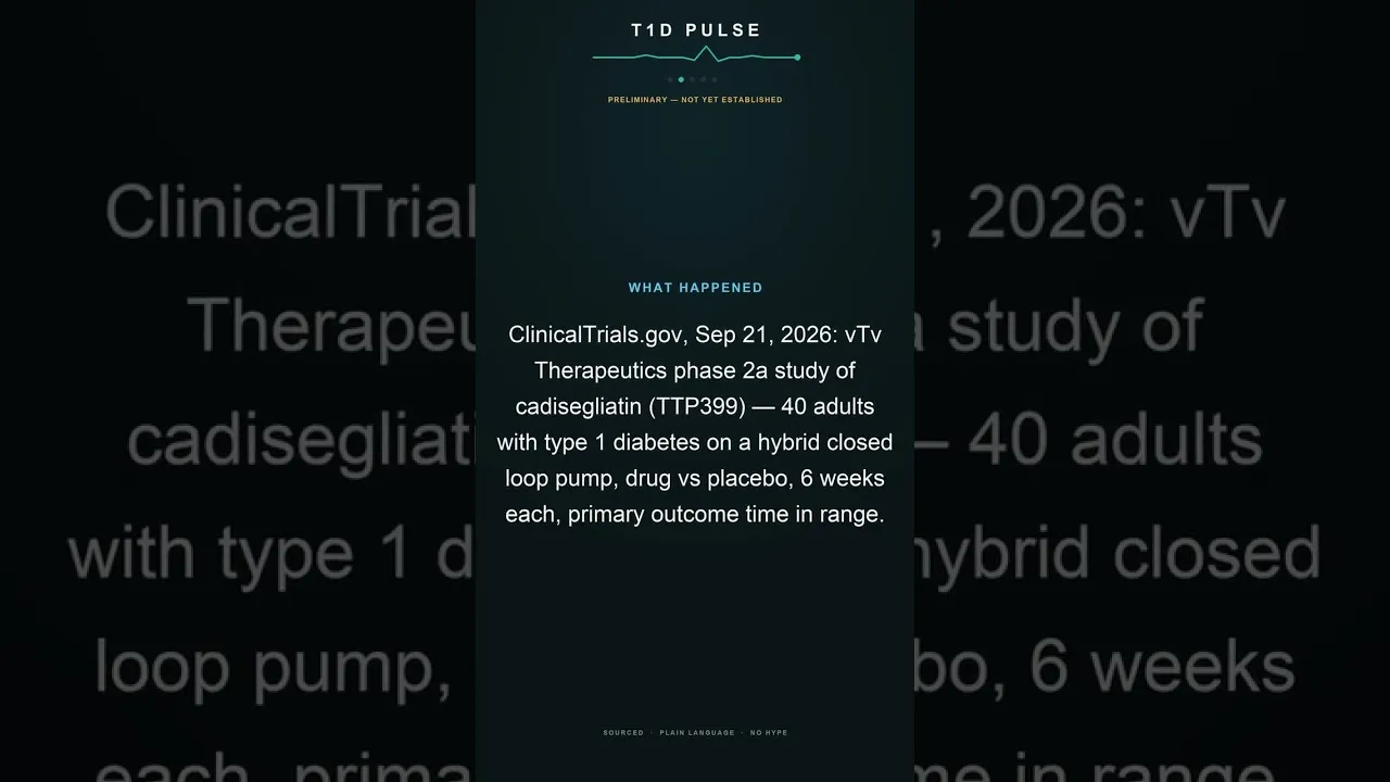 Video still from T1D Pulse: New Pill Being Tested Alongside Insulin Pumps for Type 1 Diabetes